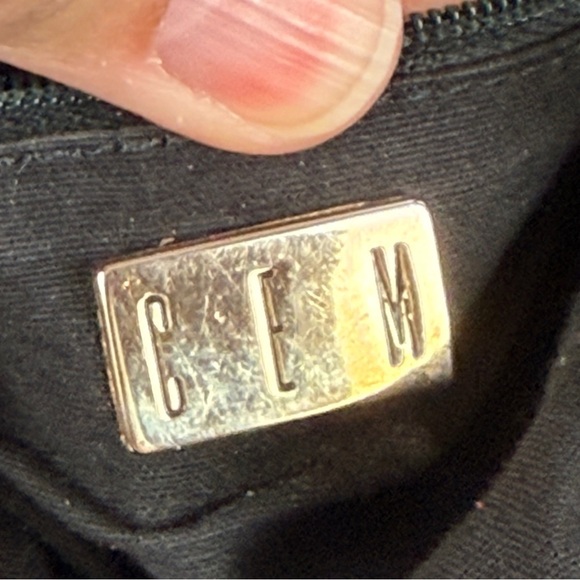 CEM 1990's vintage woven natural leather crossbody/shoulder bucket bag - Picture 12 of 16